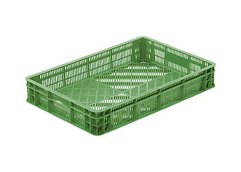 Plastové boxy na ovocie a zeleninu ažurové 600 x 400 x 100 mm - Perforované nádoby - ideálne riešenie na skladovanie a prepravu ovocia a zeleniny