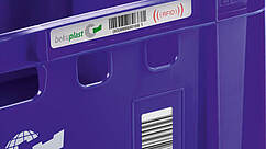 Nálepka RFID na kontajneri