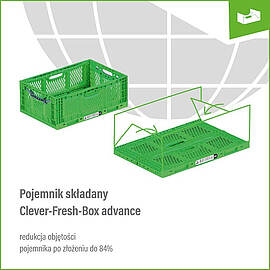 Prečo sa spoliehať na skladacie nádoby - Clever Fresh Box advance? - grafika blogu